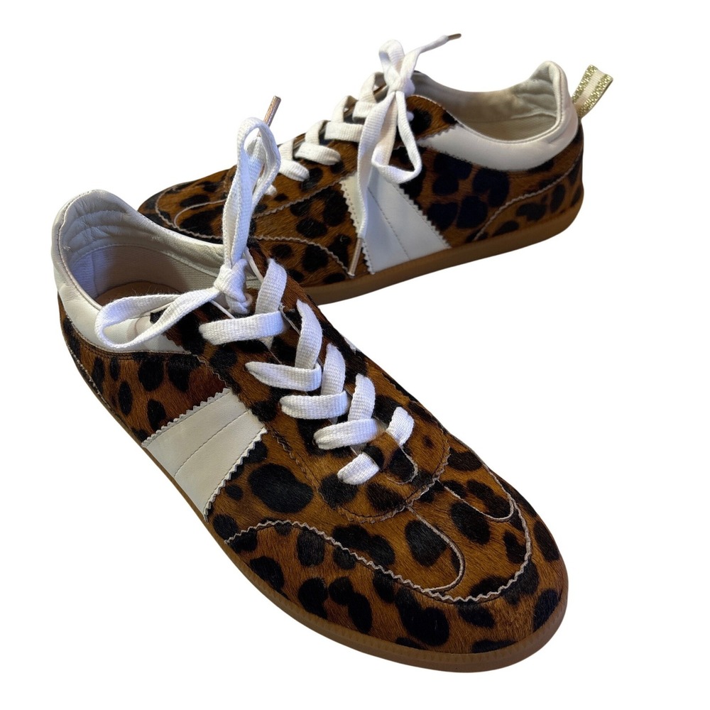 Boden Leopard Print Sneakers with White Accents